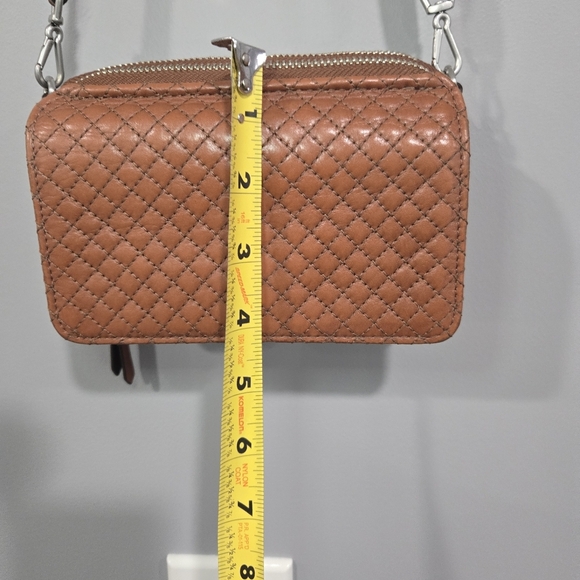 🐢 Vera Bradley Leather RFID All In One Shoulder Or Crossbody Compact Bag. - Picture 5 of 17